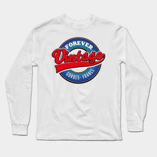 Gordes France vintage logo. Long Sleeve T-Shirt